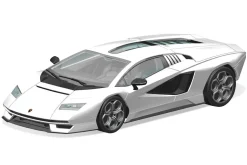 Hot Aoshima The Snap Kit 1/32 Lamborghini Countach Lpi 800-4 (White) Plastic Model
