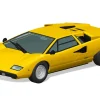 Shop Aoshima The Snap Kit 1/32 Lamborghini Countach Lp400 (Yellow) Plastic Model