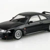 Sale Aoshima The Snap Kit 1/32 Nissan R33 Skyline Gt-R Custom Wheel (Black) Plastic Model