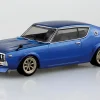 Fashion Aoshima The Snap Kit 1/32 Nissan C110 Skyline Gt-R Custom (Metallic Blue) Plastic Model