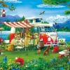 Hot Appleone 300-370 Jigsaw Puzzle Camping Holiday (300 Pieces)