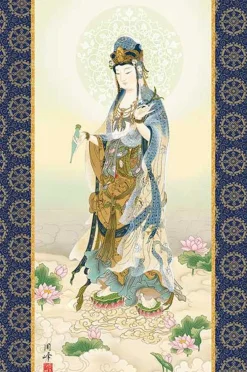 Best Sale Appleone 1000-850 Jigsaw Puzzle Lotus Kwan-Yin Bodhisattva (1000 Pieces)