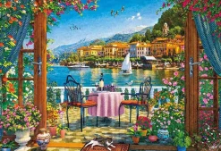 Online Appleone 300-357 Jigsaw Puzzle Scenery At Lake Como By Dominic Davison (300 Pieces)