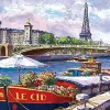 Online Appleone Jigsaw 500-258 Sam Park Along The Seine (500 Pieces)