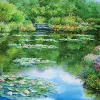 Online Appleone Jigsaw 500-257 Sam Park Monet's Garden (500 Pieces)