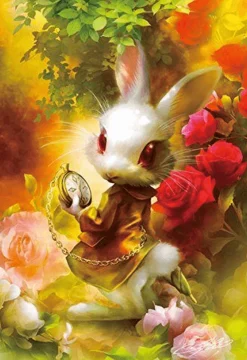 Shop Appleone Jigsaw Puzzle 300-298 Alice In Wonderland White Rabbit (300 Pieces)
