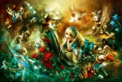 Hot Appleone Jigsaw Puzzle 300-286 Alice In Wonderland (300 Pieces)