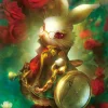Best Sale Appleone Jigsaw Puzzle 300-318 Alice In Wonderland White Rabbit (300 Pieces)