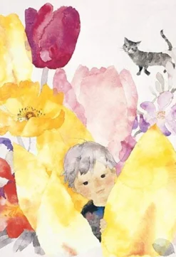 Fashion Appleone Jigsaw Puzzle 300-507 Chihiro Iwasaki Boy Among The Tulip (300 Pieces)