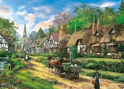 Sale Appleone Jigsaw Puzzle 500-216 Dominic Davison Pastoral Village (500 Pieces)
