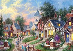 Store Appleone Jigsaw Puzzle 500-245 Dennis Lewan Peaceful Town (500 Pieces)