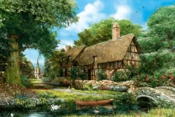 Online Appleone Jigsaw Puzzle 300-284 Dominic Davison Sunny Side Cottage (300 Pieces)