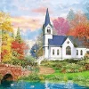 Online Appleone Jigsaw Puzzle 500-233 Dominic Davison White Church Hill (500 Pieces)