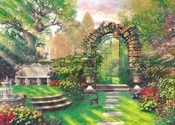 Hot Appleone Jigsaw Puzzle 500-221 Dominic Davison Morning Patio (500 Pieces)