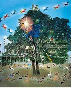Best Sale Appleone Jigsaw Puzzle 300-294 Foals Flying In The Light (300 Pieces)