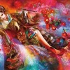 Hot Appleone Jigsaw Puzzle 300-313 Fantasy Art Kimono Girl (300 Pieces)