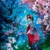 Flash Sale Appleone Jigsaw Puzzle 108-079 Sakura Girl (108 Pieces)