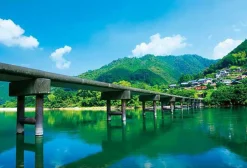 Store Appleone Jigsaw Puzzle 300-354 Shimanto River And Low-Water Bridge (300 Pieces)