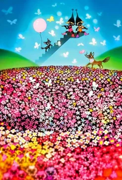 Clearance Appleone Jigsaw Puzzle Flowers & Friends (300 Pieces)
