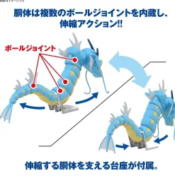 Flash Sale Bandai Pokemon Plamo Gyarados Plastic Model