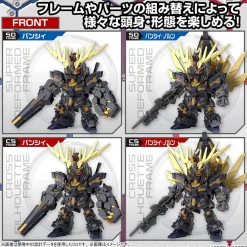 Fashion Bandai Sd Gundam Cross Silhouette Unicorn Gundam 02 Banshee (Destroy Mode) & Banshee Norn Parts Set Plastic Model