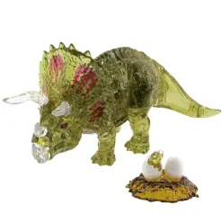 Hot Beverly 50286 Crystal 3D Puzzle Triceratops Green (61 Pieces)