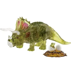 Hot Beverly 50286 Crystal 3D Puzzle Triceratops Green (61 Pieces)