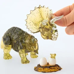 Hot Beverly 50286 Crystal 3D Puzzle Triceratops Green (61 Pieces)