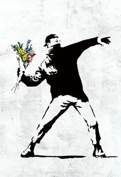 Cheap Beverly 83-110 Jigsaw Puzzle Banksy Flower Bomber (300 Pieces)