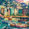 Shop Beverly 66-182 Jigsaw Puzzle Beautiful Evening At The Harbor (600 Pieces)