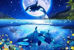 Cheap Beverly 81-133 Jigsaw Puzzle Eternal Moon Orca (1000 Pieces)