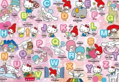 Best Beverly 80-030 Jigsaw Puzzle Learning The Alphabet With Sanrio Characters(80 L-Pieces)