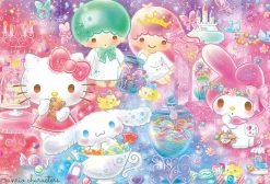 Best Beverly 31-531 Jigsaw Puzzle Sanrio Characters Sparkly Fluffy Dream (1000 Pieces)