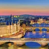 Best Beverly 51-285 Jigsaw Puzzle Seine River At Evening In France (1000 Pieces)