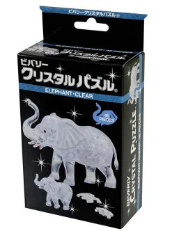 Shop Beverly Crystal 3D Puzzle 486503 Elephant Clear (46 Pieces)