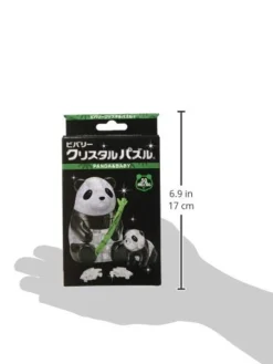 New Beverly Crystal 3D Puzzle 486558 Panda & Baby (50 Pieces)