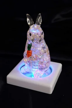 Best Beverly Crystal 3D Puzzle 486596 Rabbit Brown (43 Pieces)