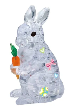 Hot Beverly Crystal 3D Puzzle 486589 Rabbit Clear (43 Pieces)