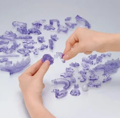 Clearance Beverly Crystal 3D Puzzle 487029 Dragon Purple (56 Pieces)
