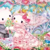Fashion Beverly Jigsaw Puzzle 108-822 Hello Kitty Royal Wedding (108 Pieces)
