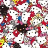 Hot Beverly Jigsaw Puzzle 108-834 Hello Kitty History Mix Jigsaw (108 Pieces)