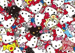Hot Beverly Jigsaw Puzzle 108-834 Hello Kitty History Mix Jigsaw (108 Pieces)