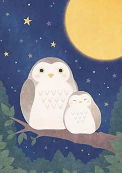 Hot Beverly Jigsaw Puzzle 108-803 Japanese Art Owl (108 Pieces)
