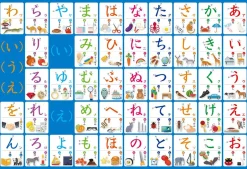 Outlet Beverly Jigsaw Puzzle 80-012 Japanese Hiragana Chart (80 L-Pieces)