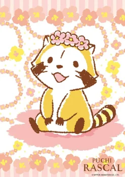 Fashion Beverly Jigsaw Puzzle 108-815 Rascal The Raccoon With Flowers Jigsaw (108 Pieces)