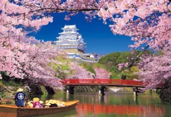 Fashion Beverly Jigsaw Puzzle M81-587 Cherry Blossom And The Himeji Castle (1000 S-Pieces)