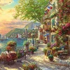 Clearance Beverly Jigsaw Puzzle M81-578 Thomas Kinkade French Riviera Cafe (1000 S-Pieces)