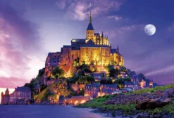 Outlet Beverly Jigsaw Puzzle S72-526 Mont Saint-Michel Twilight (2000 S-Pieces)