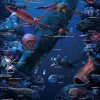 Fashion Beverly L74-191 Jigsaw Puzzle Creatures Of The Deep Sea In Japanese (150 L-Pieces)