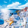 Online Beverly M81-633 Jigsaw Puzzle Cool Wind In Santorini (1000 S-Pieces)
